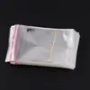 Saco Plástico Transparente OPP de Vários Tamanhos para Spot, Saco Autoadesivo para Acessórios de Joias Roupas, Saco de Embalagem Autoadesivo Saco Ziplock