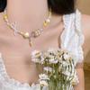 Paraíso de dulces para el verano gotas collar de cuentas de caramelo arcoíris femenino red caliente dulce cool cadena clavícula marea venta al por mayor