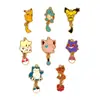 Accesorios DIY de Pokémon Piezas Colgante de Dibujos Animados de Pokémon Aleación Esmalte Colgante Pequeño Hecho a Mano Materiales Venta al por Mayor