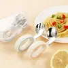 Cuchara y Tenedor de Acero Inoxidable 316 para Alimentos Complementarios de Bebé y Niños, Especialmente Diseñados para Comer, Adecuados para Edades 3-6, Alta Calidad de Grado Alimenticio, con Caja de Almacenamiento