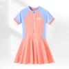 Traje de Baño Infantil Niñas Princesa Bebé Una Pieza Estilo Falda para Niños Mayores 2026 Modelo Nuevo Traje de Baño de Entrenamiento para Niñas Pequeñas Venta al por Mayor