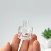 Botella de Vidrio Transparente Cilíndrica de 6ML Colgante de Perfume para Coche Botella de Aromaterapia para Coche Botella Colgante de Aromaterapia Sub-paquete
