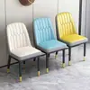 Silla de comedor para uso doméstico y comercial, silla de hotel restaurante de lujo ligero, mesa y silla de comedor modernas minimalistas, silla de reunión con respaldo