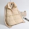 Abrigo Acolchado de Algodón Nuevo Estilo 2022 Moda de Invierno Estilo Coreano Conjunto Traje Pan Cuello Abajo Abrigo Acolchado de Algodón Abrigo Grueso para Estudiante Femenino de Moda