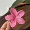 Novo Padrão de Mármore Flor de Ovo Primavera e Verão Grampo de Cabelo Espessado Fresco Doce Rabo de Cavalo Alto Acessórios de Cabelo Florzinha Fofa