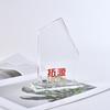 Troféu de Cristal Acrílico Transparente Personalizado Prêmio para Funcionário da Empresa Estudante Medalha de Lembrança Medalha Feita Sob Medida