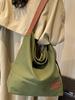 Bolso de Lona para Mujer de Gran Capacidad 2025 Verano Nuevo Bolso de Hombro Simple Casual para Estudiante Clase Trabajo Ropa Bolso Tote