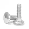En Stock Tornillos de Carruaje de Acero Inoxidable 316 de Cabeza Redonda Pequeña M6-M12 Tornillos de Carruaje Tornillos para Estanterías