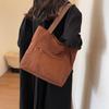 Bolsa Portátil de Gran Capacidad para Estudiantes Universitarios Clase Viajero Bolsa Grande para Mujer 2024 Nueva Bolsa de Lona Bolsa Tote de Hombro