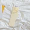 Calcetines de hielo para mujer, de longitud media, finos, de verano, blancos, rojos, de Internet, para primavera y otoño, de color liso.