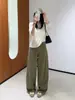 Pantalones vaqueros de pierna ancha de cintura alta, adelgazantes y favorecedores