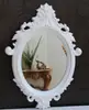 Marco de Fotos Ovalado Estilo Europeo Retro, Marco de Pintura al Óleo, Marco de Fotos de Boda, Accesorio de Decoración de Pared Dorado para Bodas, Marco de Espejo Decorativo