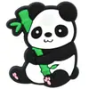 Fofo Panda Pequeno Boneca Plana de PVC Adesivo Macio Patch Acessórios para Celular Material de Decoração Joias DIY Atacado