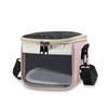 Bolsa de Transporte de Esquilo-Voador Transfronteiriça, Gaiola de Hamster, Gerbil, Ouriço, Chinchila, Esquilo Portátil Transparente Respirável com Alça Transversal