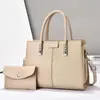 Bolsas de venda quente transfronteiriças bolsas femininas moda retalhos conjunto de duas peças bolsa combinada bolsa de ombro única bolsa transversal bolsa de mão para o trabalho
