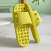 Pantuflas de Masaje Perforadas Antideslizantes para Hombre, para el Hogar, Hotel y Parejas, Adecuadas para Usar en el Baño
