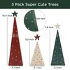Artesanía de Madera Transfronteriza Decoraciones para Árbol de Navidad, Adornos Verticales de Madera Maciza para Escritorio, Decoraciones de Atmósfera Navideña