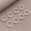 Anel Aberto de Camada Dupla Preenchido com Ouro 18K Cor Dourada Real Preservadora de Cor Anel Duplo Conector Acessórios para Chaveiro Pulseira Colar DIY