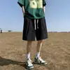 Casaco de verão masculino fino transfronteiriço, marca retrô moderna estilo japonês, shorts de cinco pontos, simples e de corte solto, shorts esportivos casuais