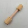 Mancuernas de Madera con Cabezas Redondas y Cabezas Cuadradas para Estudiantes de Primaria y Niños de Preescolar, Fitness de Madera Roja Color Madera Natural Infantil Mancuernas de Fitness para Niños