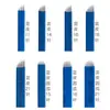 Aguja de bordado semipermanente directa de fábrica Aguja para cejas línea azul china Aguja de bordado aguja para cejas flotantes de cuero azul