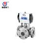 Válvula de Bola Neumática de Tres Vías Q644f/q645f Directa de Fábrica Suministro Inmediato Q644f/q645f Tee Neumática