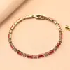 Moda Nicho Pulsera Cadena Colorida Diseño de Circonita Microincrustada Joyería Transfronteriza Pulsera para Mujeres Venta al por Mayor Suministro Versátil