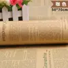 Jornal inglês vintage papel kraft jornal buquê material de embalagem para presente papel de embrulho de flor papel de embrulho de flor atacado