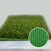 Pasto Simulado Alfombra de Plástico Césped Artificial Falso Jardín de Niños Campo de Fútbol Pista Valla Tapete para Exterior Artificial Césped Artificial