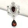 Colgante de flor de aleación de plata de 52*28 MM más vendido para decoración de ropa, accesorios para el cabello, accesorios para joyería DIY con adornos de vidrio