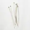 Alfinetes de Cobre que Preservam a Cor Brincos Galvanizados Tarraxas de Brinco Pingentes Alfinetes de Cabeça Redonda Acessórios para Joias Artesanais DIY Atacado do Fabricante