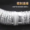 Adaptador Reductor para Tubo de Extracción de Campana Extractora, Cabezal de Conversión para Conducto de Cocina, Reductor con Válvula de Retención