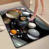 Tapete de Chão 3D Pedra Boa Sorte Lama Diatomácea Banheiro Absorção de Água Antiderrapante Simulação Pedra Colorida Porta de Vaso Sanitário Resistente ao Desgaste