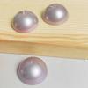 Crema Semiredonda 6-25mm Accesorios de Perlas Parche DIY Pendientes Pasador Botón Accesorios Materiales Cuentas Sueltas Brillante