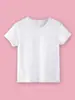 Camiseta Negra Redonda de Algodón Puro con Logo Impreso Publicidad Camiseta Cultural Uniforme de Clase Equipo de Jardín de Infancia Actividad Familiar Camiseta Blanca y Negra