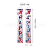 Decoración de Fiesta Celebración del Día de la Independencia Pancarta para Puerta Adecuada para Reuniones Familiares Amazon Transfronterizo 250º Aniversario