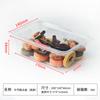 Caixa de pastelaria chinesa a granel caixa de embalagem de bolo de cozimento transparente caixa de embalagem de bolo de suflê de frutas secas atacado