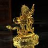 Suministros tántricos estatua de Buda de aleación artesanías religiosas Dios Blanco de la Riqueza estatua de Buda dios de la riqueza del Tíbet rey del tesoro