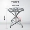 Mesa Giratoria para Pintura en Aerosol Mesa Giratoria de Acero Inoxidable Banco de Trabajo Estante para Pintura Caja de Entrega Rápida Mesa Giratoria para Sellado y Empaque Rotación de 360 Grados