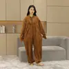 Macacão Pijama Divertido Marrom de Cocô Desenho Animado, Roupa de Casa Engraçada de Celebridade da Internet, Conjunto de Pijama para Reunião de Casal e Melhores Amigos