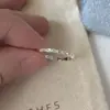 Anillo Minimalista Liso de Plata de Ley S925 para Mujer, Diseño Abierto Ajustable, Anillo Versátil de Gama Alta para Dedo Índice, Estilo Nicho de Lujo Ligero para Apilar