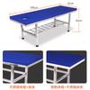 Cama de Masaje de Acero Inoxidable, Cama de Exploración Engrosada, Cama de Masaje de Puntos Originales con Respaldo, Cama de Masaje con Respaldo al por Mayor