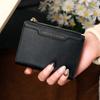 Cartera corta de dos pliegues para mujer, tarjetero multitarjeta de moda para mujer, tarjetero para certificado, monedero, billetera pequeña y fresca, venta al por mayor