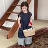[Estilo Gran Venta] Nuevo Estilo de Verano para Bebé Niña Falda Larga Casual y a la Moda Vestido de Mezclilla Antidesvanecimiento