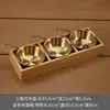 Set Creativo de Vajilla de Nueve Compartimentos para Restaurantes Comerciales de Hot Pot y Barbacoa, Plato con Guarniciones, Bandeja de Bambú, Plato de Exhibición Dividido