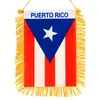Productos Relacionados con la Bandera de Puerto Rico Transfronterizos, Banderas para Coche, Cubiertas para Capó, Banderas Decorativas para Jardín, Banderas para Exteriores