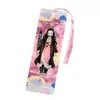 Merchandising del anime Demon Slayer Colgante de marcapáginas acrílico de doble cara de Tanjiro y Nezuko con borlas