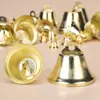 Campanas Doradas de Navidad Aleación Multitamaño Accesorios DIY Hechos a Mano Decoración de Árbol de Navidad Adornos Colgantes Festivos Accesorios Venta al por Mayor