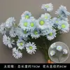 Juego de 10 Piezas de Flores para Boda en Tonos Azules para Decoraciones de Pasillo de Salón de Bodas, Arreglos Florales, Decoraciones de Fondo y Decoraciones de Escenario con Flores Artificiales