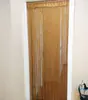 Cortina de hilo plateado para el hogar, cortina de puerta a prueba de mosquitos encriptada, pantalla de puerta, cortina colgante de pantalla, cortina divisoria para sala de estar, cortina decorativa para entrada